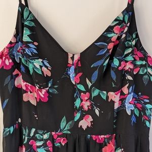 Express Floral Sheer Maxi Dress